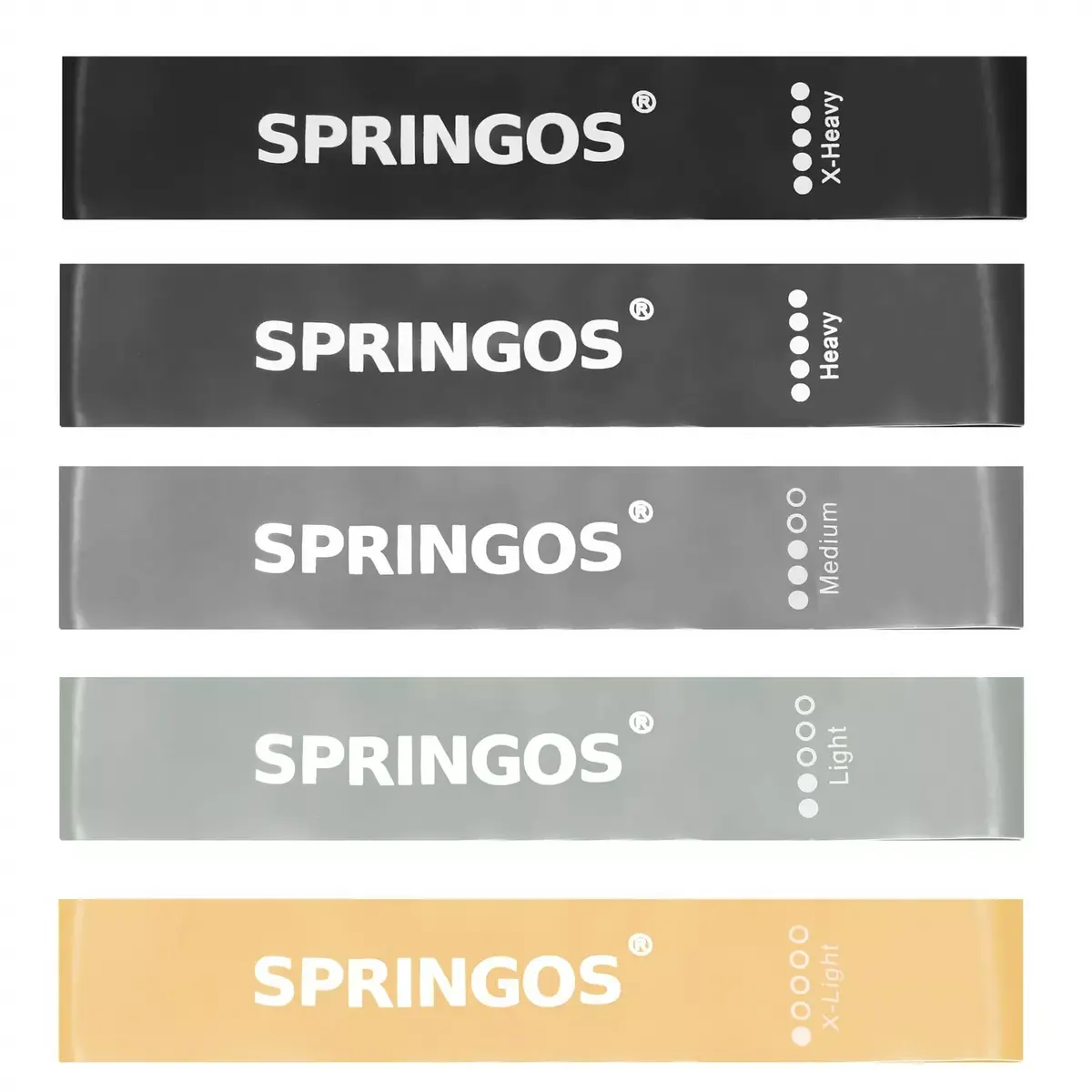 Resistance bands set Springos FA0132 Photo 4