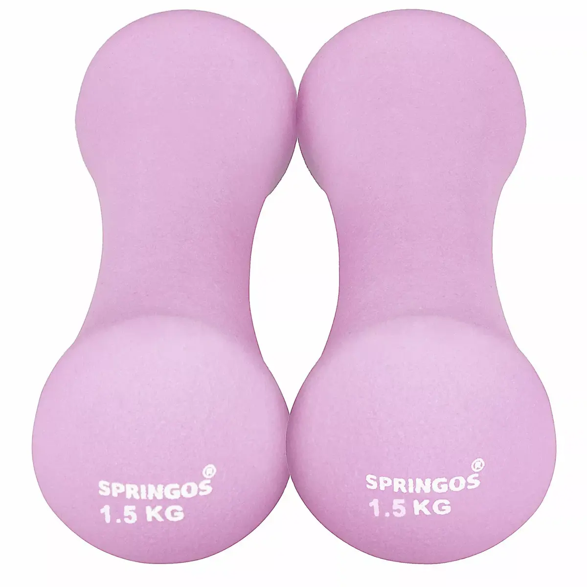 Неопреновые гантели Springos FA1039 2×1,5 кг Photo 4