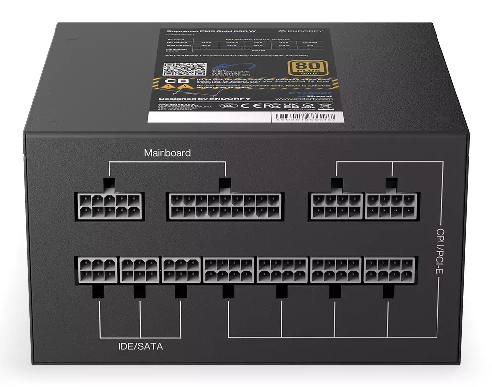 ENDORFY Supremo FM5 650 W ATX barošanas bloks Photo 8