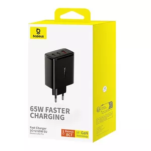 Baseus GaN 65W PD2.0 Mini Quick Charge Travel Charger