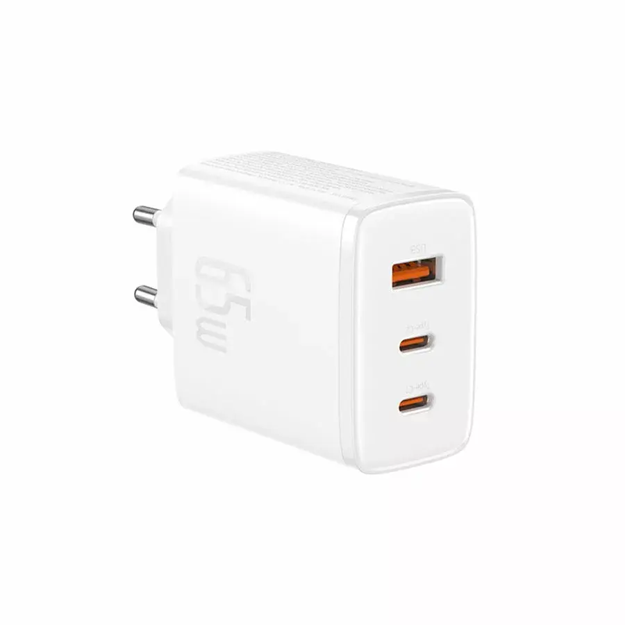 Baseus Cube Pro 3 Ports Fast Charger 65W Photo 5