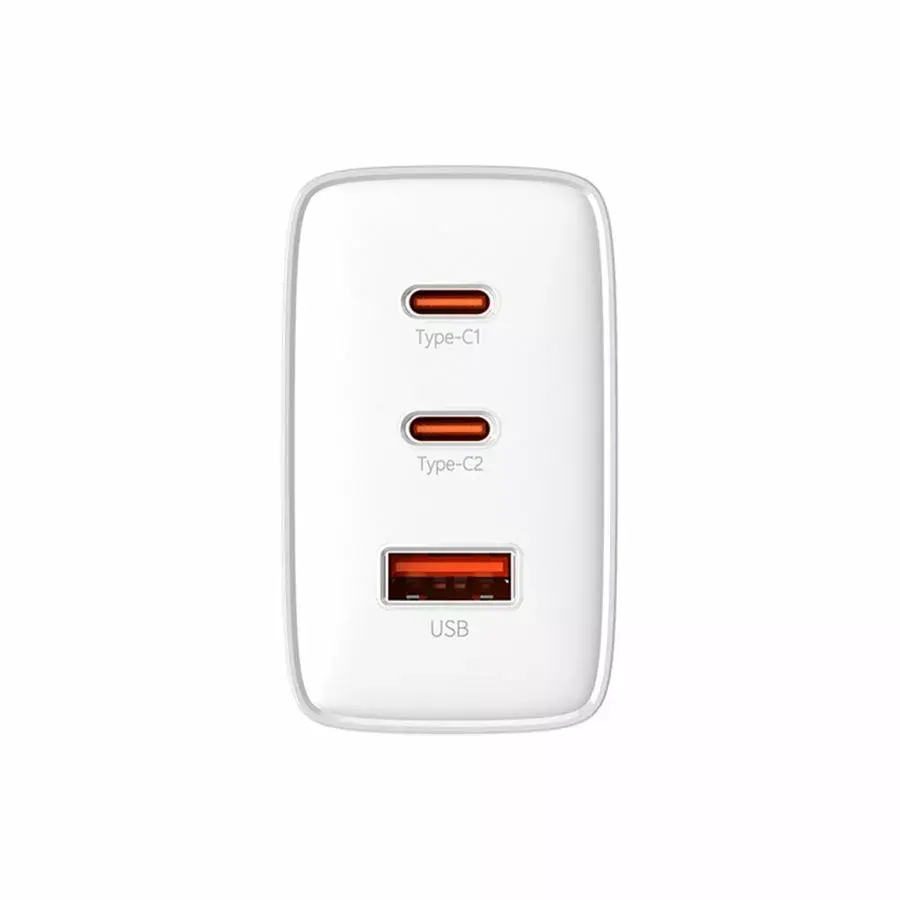 Baseus Cube Pro 3 Ports Fast Charger 65W Photo 6