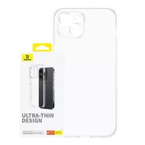 Aizmugures vāciņš Phone Case Baseus OS‑Lucent Series priekš iPhone 15 Plus, caurspīdīgs, plāns