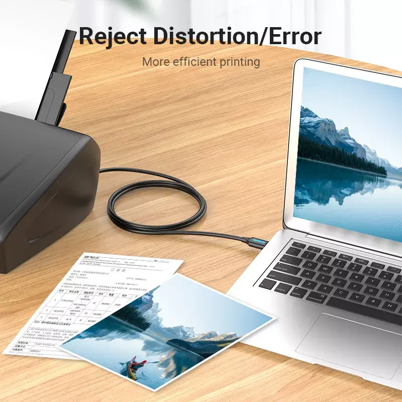 Vention USB 2.0 A to B cable 2 m Photo 4