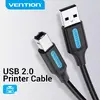 Vention USB 2.0 A‑B kabelis 3 m Photo 12