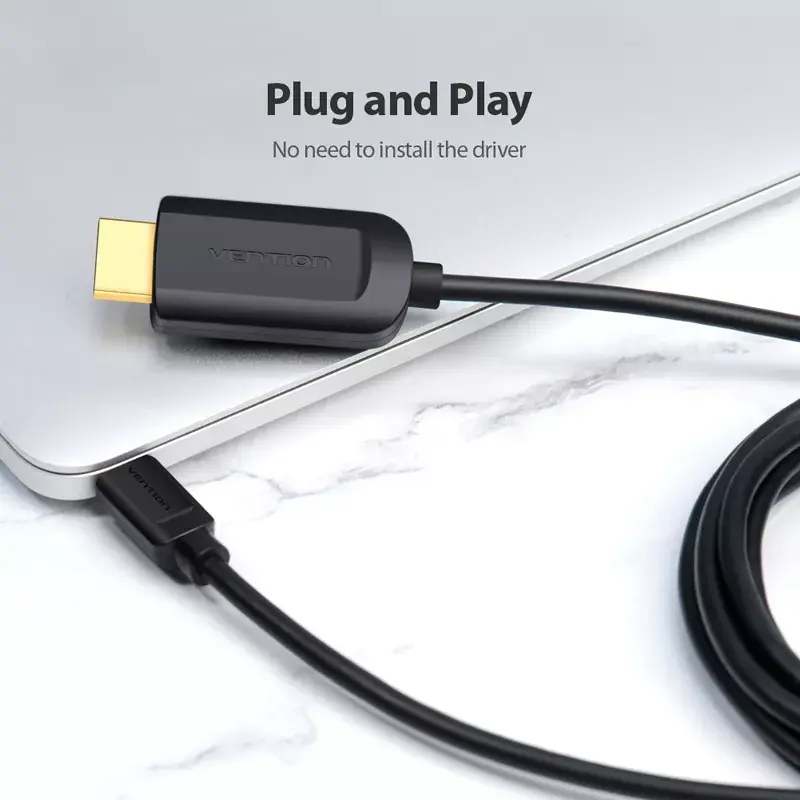 Vention Type-C to HDMI Cable 1.5M Black Photo 8