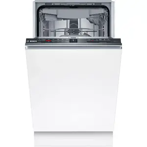 Built-in Bosch Serie 2 SPV2HMX42E dishwasher 45 cm slim, 10 place settings, 46 dB, Energy class E