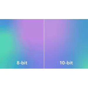 True 10-bit displejs nodrošina gludākus gradientus