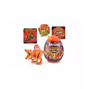 Dinozaura figūra 3 gb., ar slime un gaismu,  bumbā SMASHERS DINO MINI ZURU dažādas 85517582