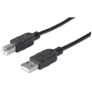 USB-A to USB-B Cable Manhattan 333382 3m Male to Male