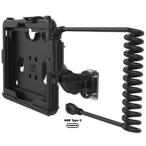 Tablet/UMPC active holder RAM Mounts RAM-101B2-TC-SAM54C-V3FCU, screw mount, black, for car/indoor