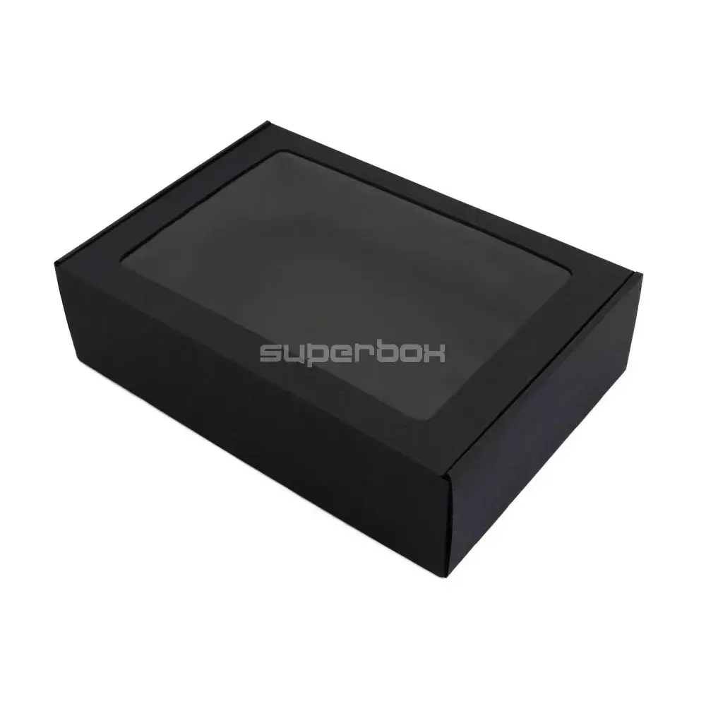 Superbox A4 kaste 305×215×85 mm ar PVC logu Photo 5