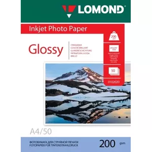 Spīdīga foto papīrs Lomond 0102020 200 g/m² A4, 50 loksnes