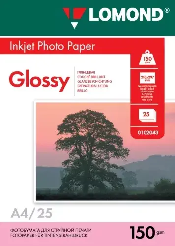 Spīdīga fotopapīra inkjet Lomond 0102043, 150