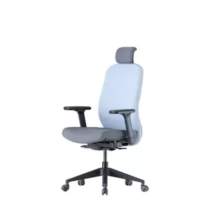 Ergonomiska biroja krēsla up up Athene — auduma sēdeklis, melna/pelēka/zaļa