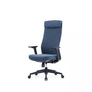 Up Up Ankara ergonomisks biroja krēsls Melns, zils audums