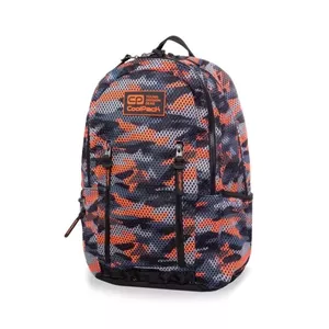 Детский рюкзак cool pack Impact II Camo Mesh Orange B31069 – компактная школьная сумка с пёдированными лямками