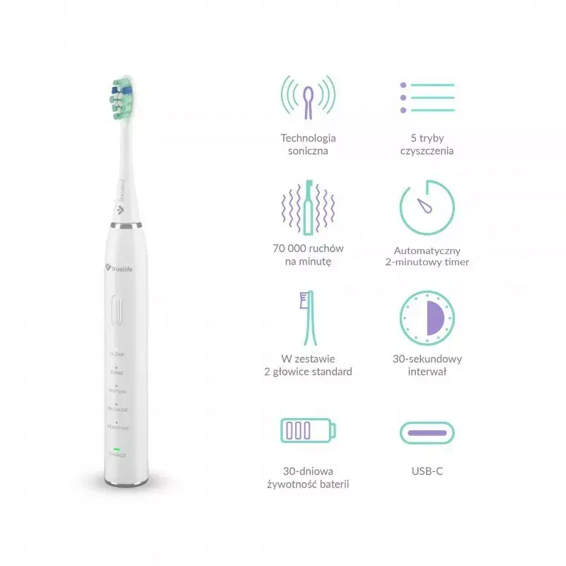 TrueLife SonicBrush Clean30 Sonic Toothbrush Photo 3