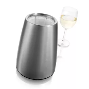 Vacuvin Active Wine Cooler Elegant for Glass Bottles Metallic