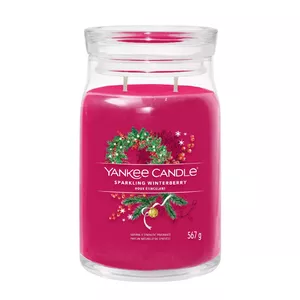 Vaska svece Yankee Candle Sparkling Winterberry Sarkana 1 gab 157mm 9.3cm 567g