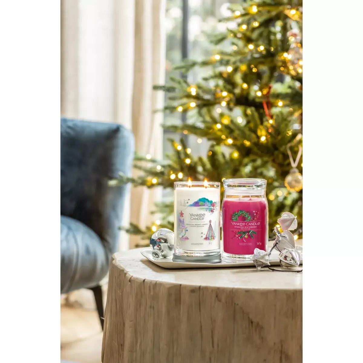 Vaska svece Yankee Candle Sparkling Winterberry Photo 2