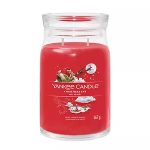 Vaska svece cilindrs Yankee Candle 1631776E Sarkana 157mm augstums 9.3cm diametrs 567g