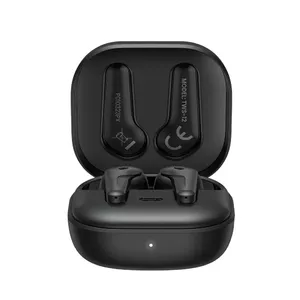 SAVIO ausīs iekšējā TWS austiņu ierīce TWS-12, Bluetooth 5.3, iebūvēts mikrofons, melna