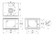 Wall Cabinet Lexi-NET LX10-4U-300GG 10" 4U Photo 5