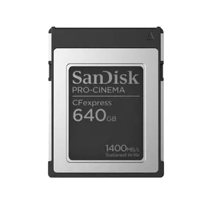 Flash memory SanDisk 640 GB CFexpress PRO-CINEMA