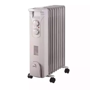 DEDRA DA-J2052F telpu sildītājs Balts Elektriskais eļļas sildītājs