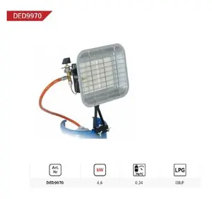 Elektriskais sildītājs DEDRA DED9970 Sudraba 4600 W