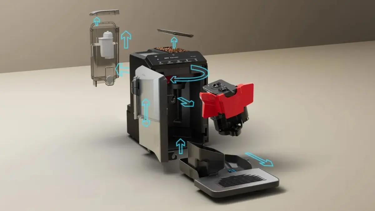 Siemens TF303E01 полностью автоматическая кофемашина Photo 20