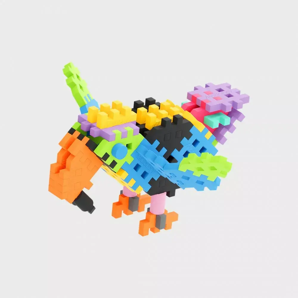 Marioinex Blocks Mini Waffle Nature - Toucan 50 шт Photo 3