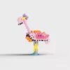 Marioinex Blocks Mini Waffle Nature - Flamingo, 50 gab. Photo 4