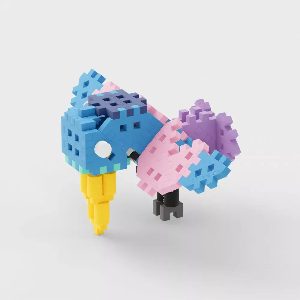 Marioinex Blocks Mini Waffle nature — Humming-bird, 50 gab. Photo 4