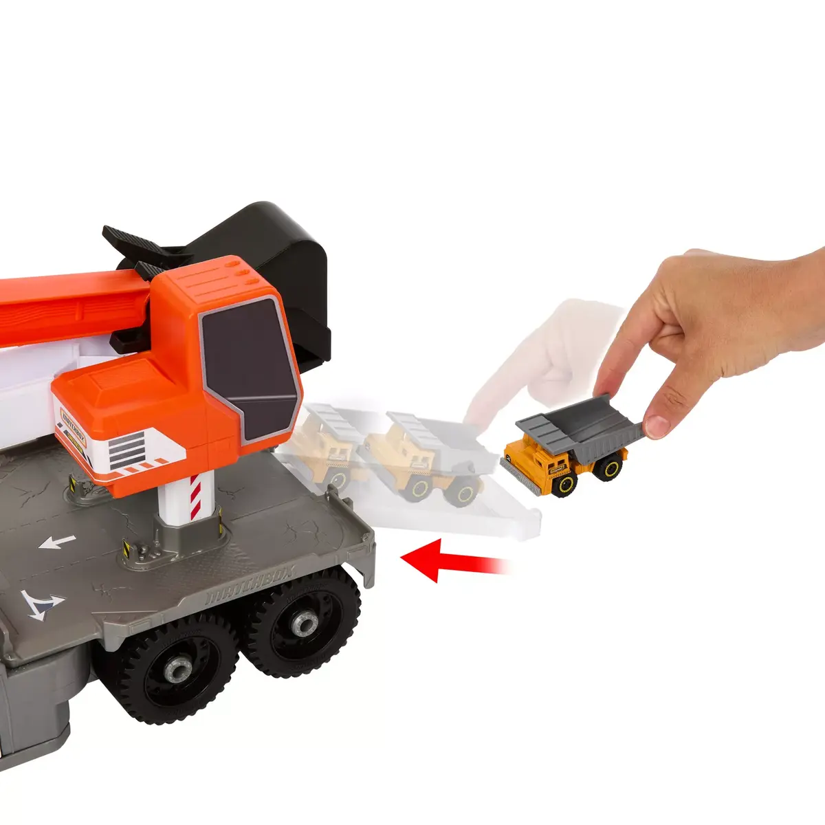 MATTEL Matchbox Action Drivers Transforming Excavator Photo 3