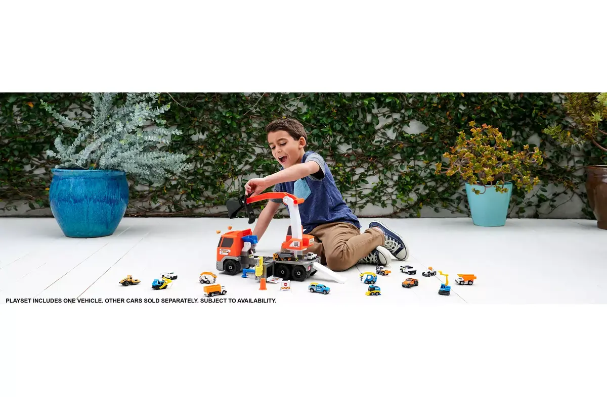MATTEL Matchbox Action Drivers Transforming Excavator Photo 7
