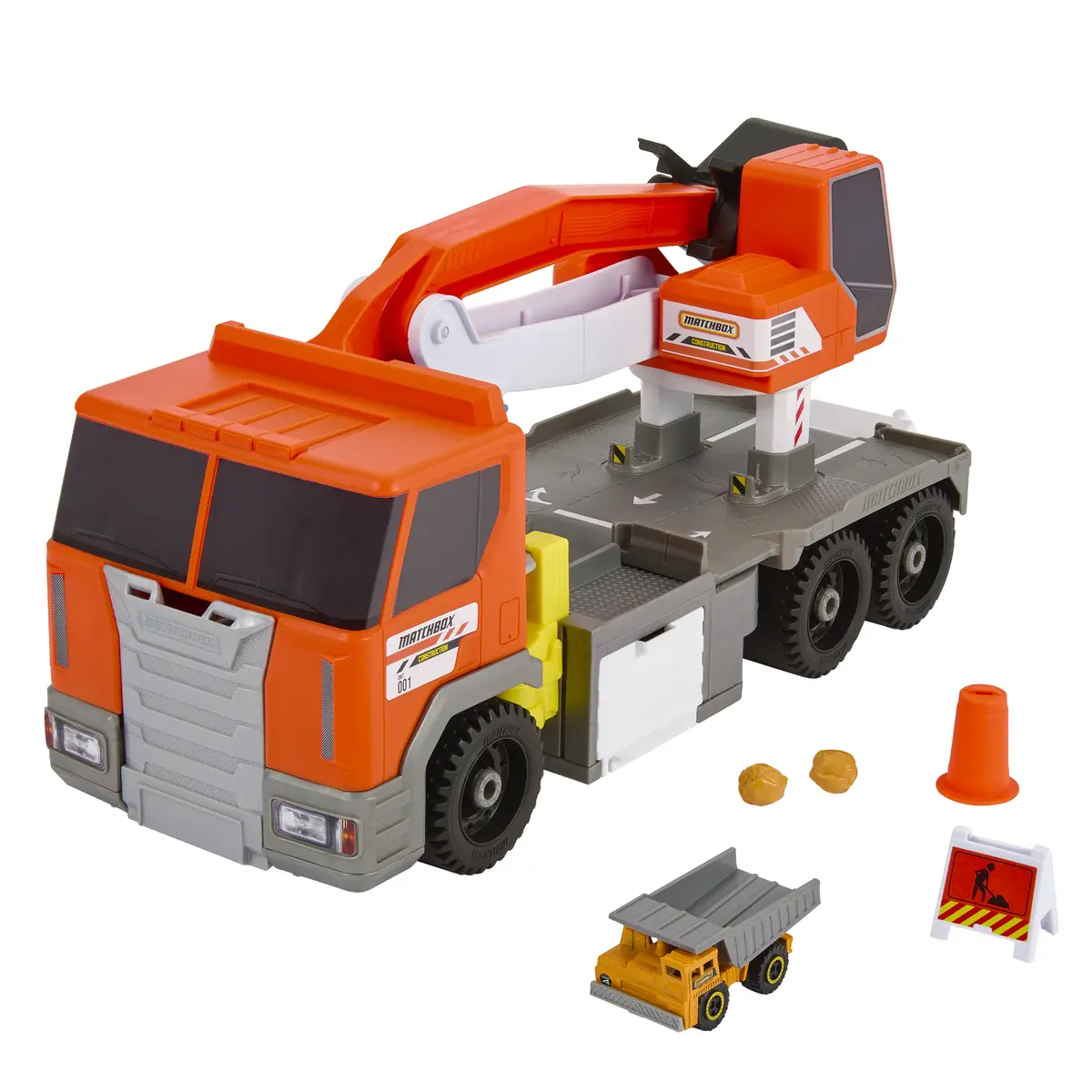 MATTEL Matchbox Action Drivers Transformējams ekskavators