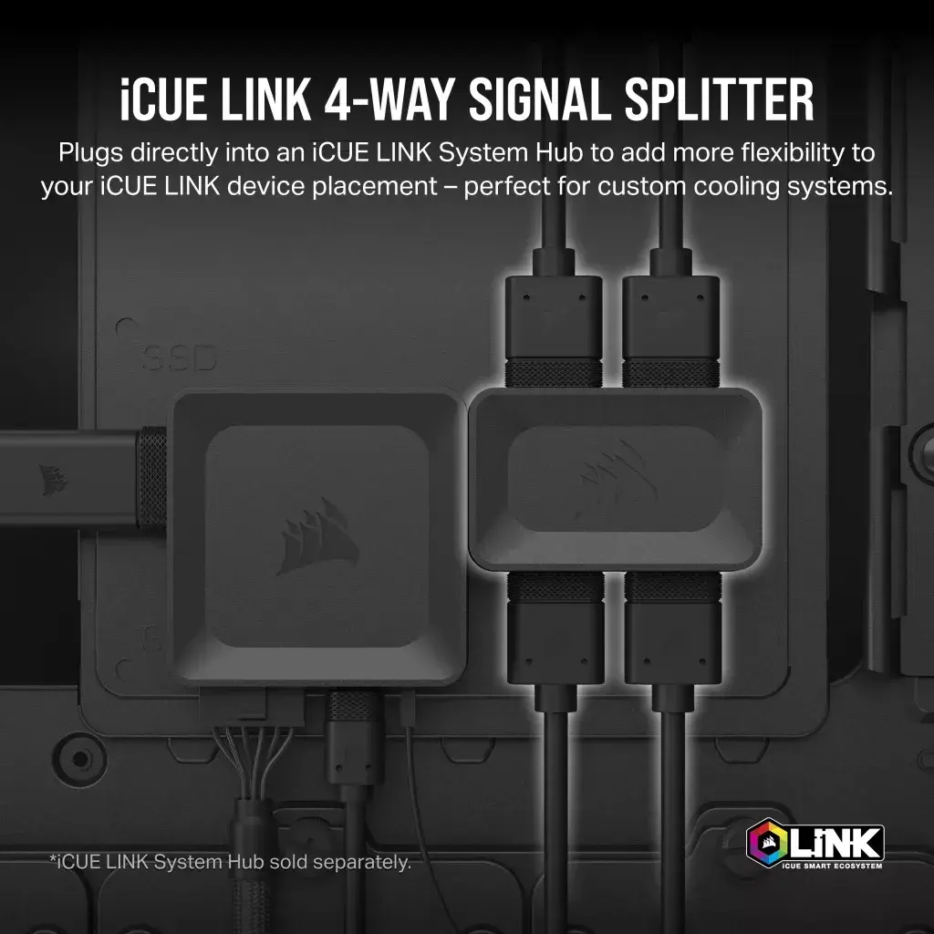 Corsair iCUE LINK 4 Way Splitter Photo 2