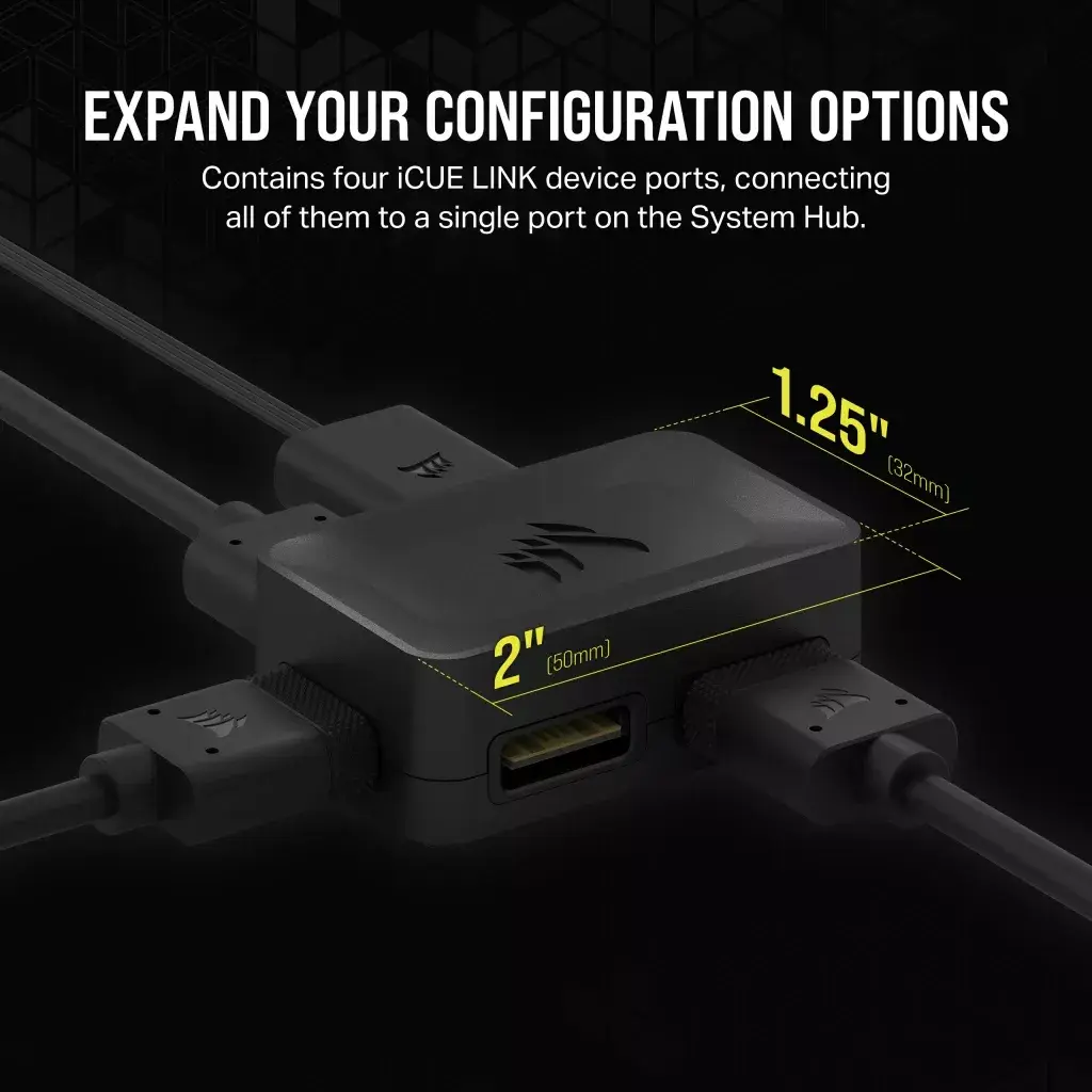 Corsair iCUE LINK 4 Way Splitter Photo 3