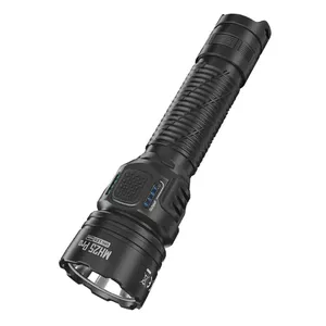 Ручной фонарь Nitecore MH25 Pro — алюминиевый, один светодиод, зарядка USB, водонепроницаемость до 2 м, ударопрочный, 153.6 мм, 130 г, чёрный