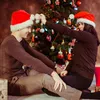 Новогодняя шапка Springos CA0030 — купить красную шапку Photo 2