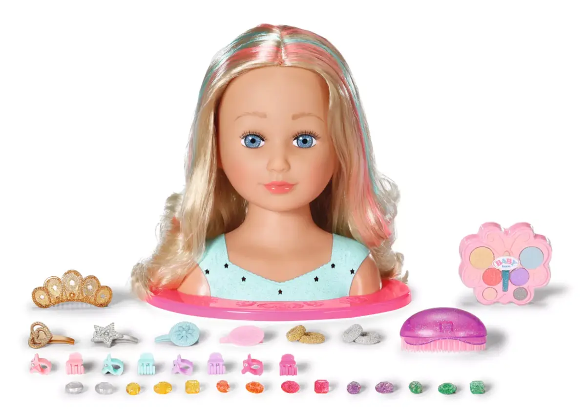 Lelle grima un matu veidošanas komplekts Zapf Creation BABY born Sister Styling Head Princess Photo 2