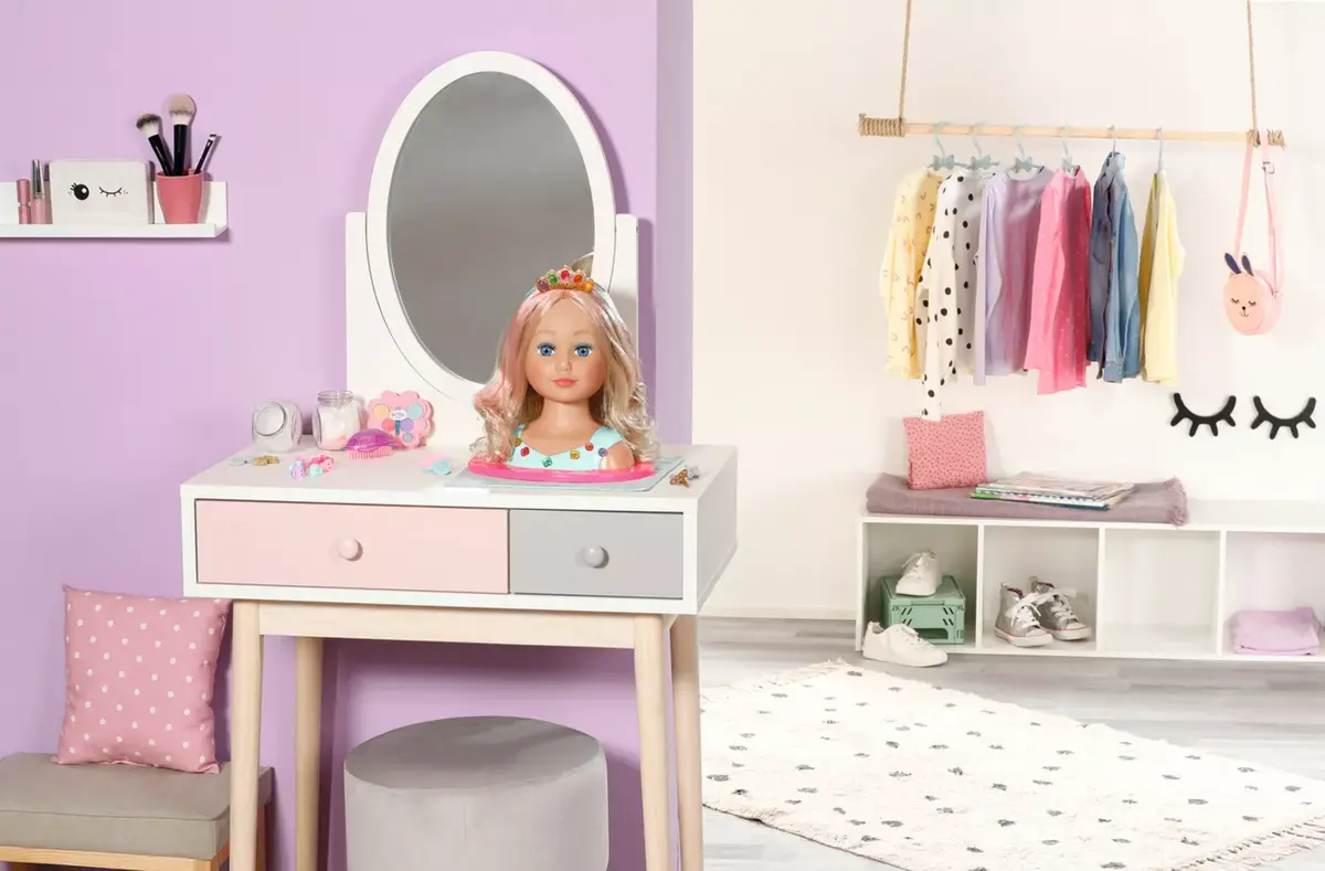 Lelle grima un matu veidošanas komplekts Zapf Creation BABY born Sister Styling Head Princess Photo 11