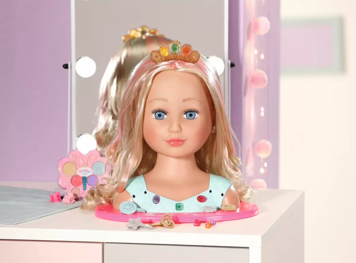 Lelle grima un matu veidošanas komplekts Zapf Creation BABY born Sister Styling Head Princess Photo 12
