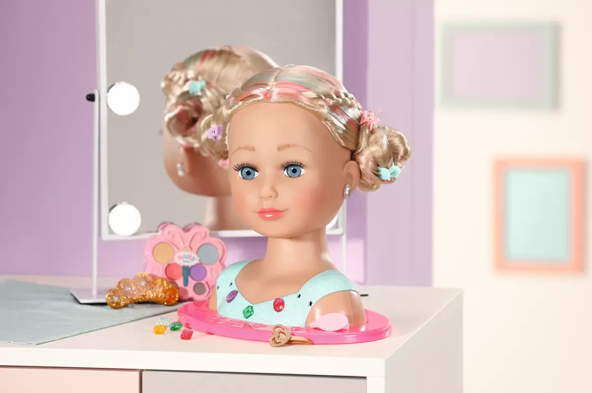 Lelle grima un matu veidošanas komplekts Zapf Creation BABY born Sister Styling Head Princess Photo 14