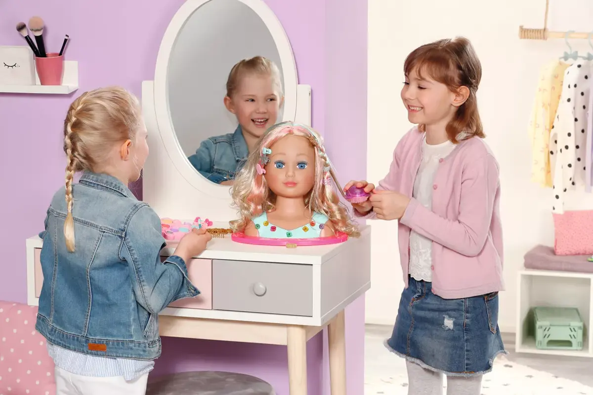 Lelle grima un matu veidošanas komplekts Zapf Creation BABY born Sister Styling Head Princess Photo 17