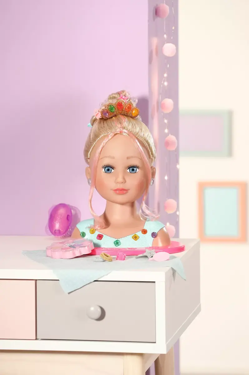 Lelle grima un matu veidošanas komplekts Zapf Creation BABY born Sister Styling Head Princess Photo 18