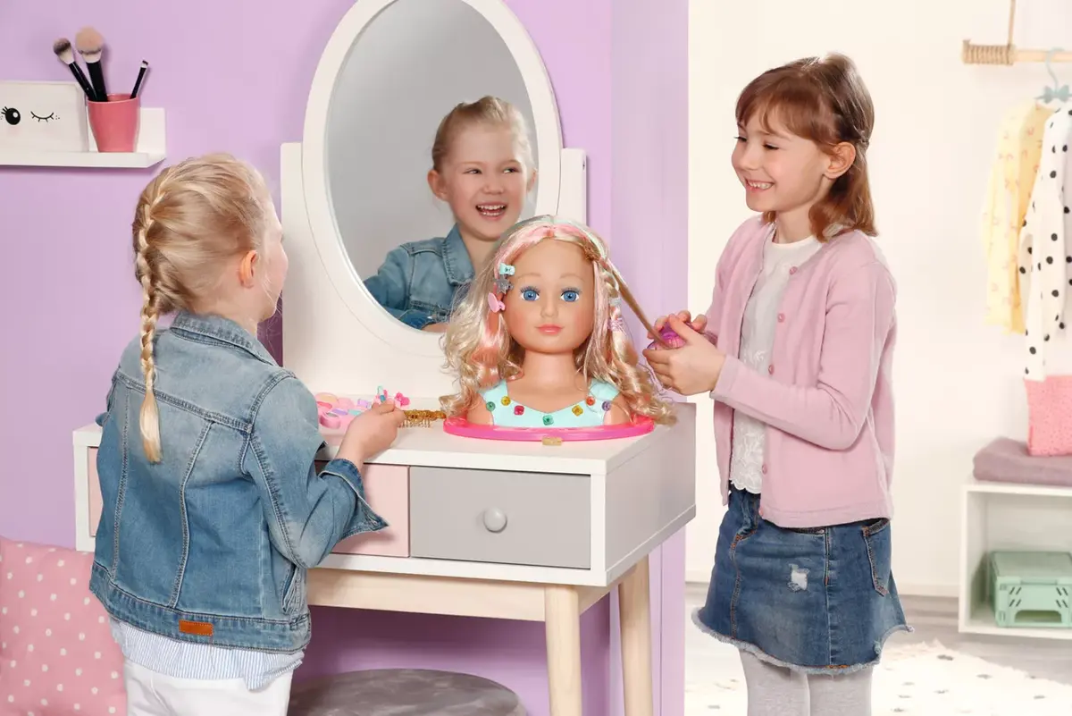 Lelle grima un matu veidošanas komplekts Zapf Creation BABY born Sister Styling Head Princess Photo 19