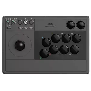 Joystick 8Bitdo Arcade Stick Black Analogue Digital PC Xbox